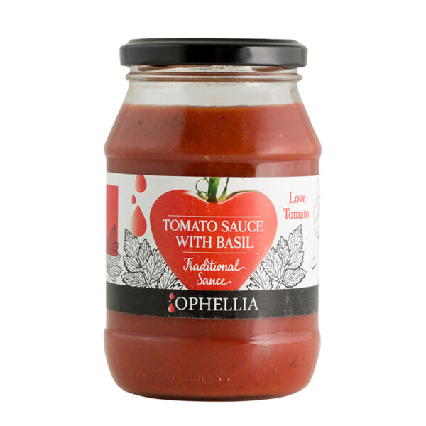 Tomato sauce with basil