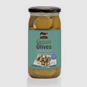 Πράσινες ελιές γεμιστές με Blue cheese 370ml